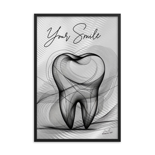 Framed photo paper poster-Dental Art 01